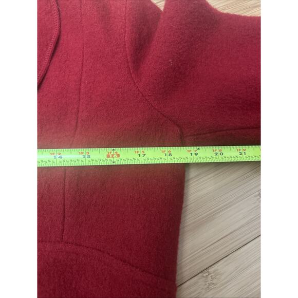 Sarah Vintage 100% Wool Rolled Shawl Collar Western Jacket Rustic Chic Sz S - Picture 4 of 6